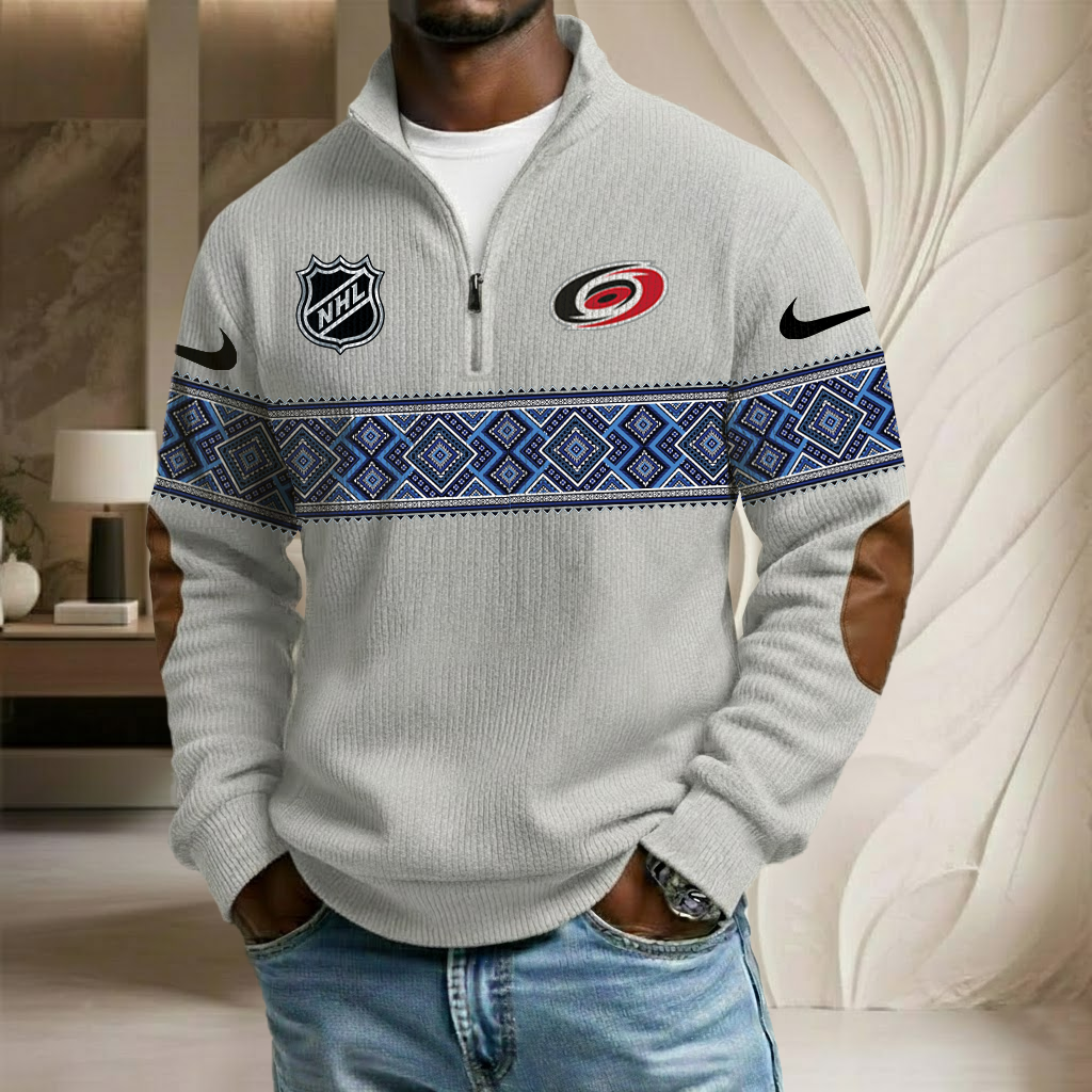 NHL x CH Stand Collar Half-zip Sweatshirt HLP HLPHUONG