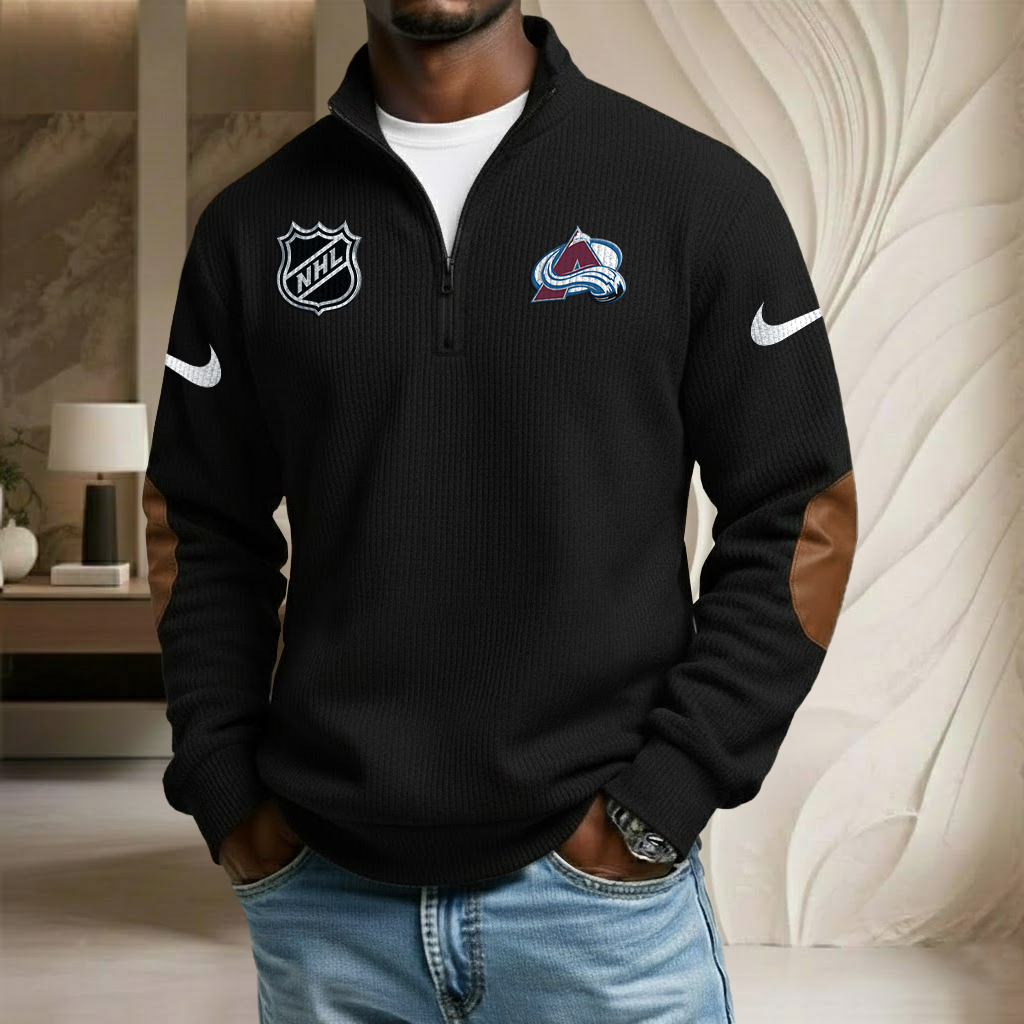 NHL x COL Sport Team Stand Collar Half-zip Sweatshirt HLP HLPHUONG