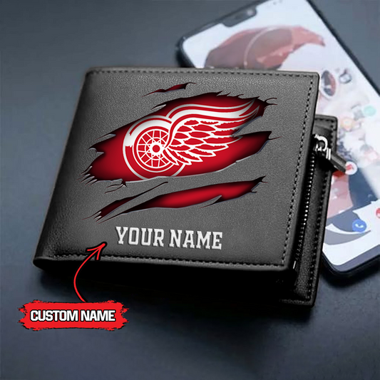 NHL x DRW Custom Name Leather Wallet HLP HLPHUONG