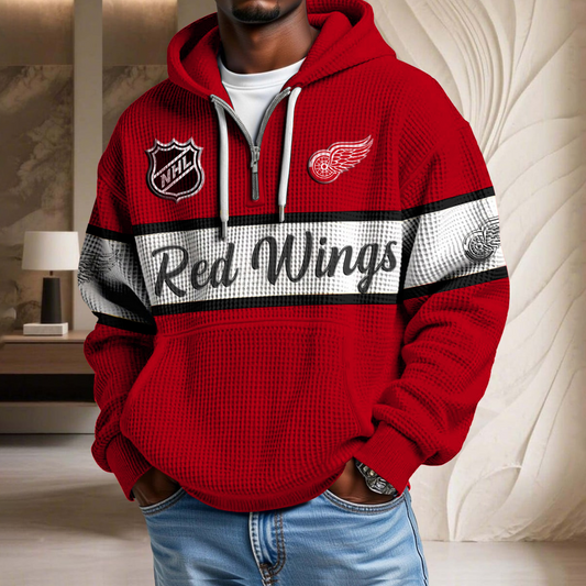 NHL x DRW Hockey Team Waffle Half Zip Hoodie HLP HLPHUONG