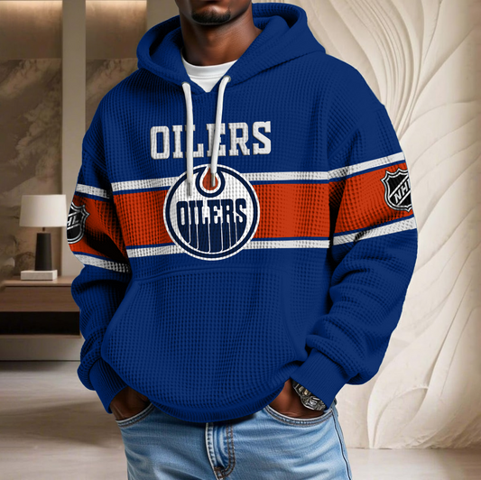NHL x EDM Waffle Hoodie HLP HLPHUONG