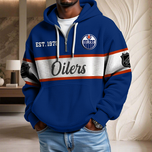 NHL x EO EST Waffle Half Zip Hoodie HLP HLPHUONG