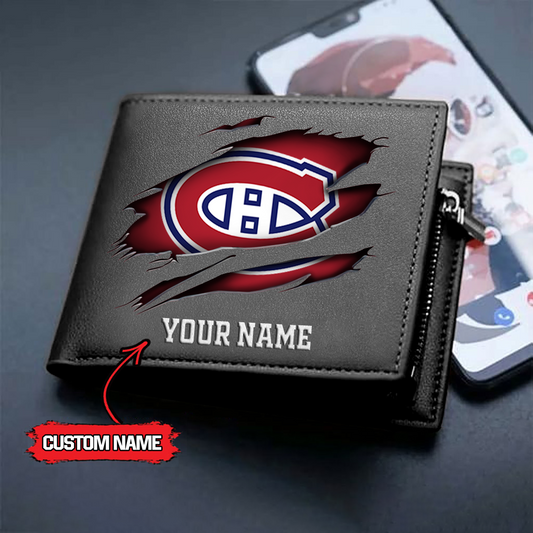 NHL x MC Custom Name Leather Wallet HLP HLPHUONG