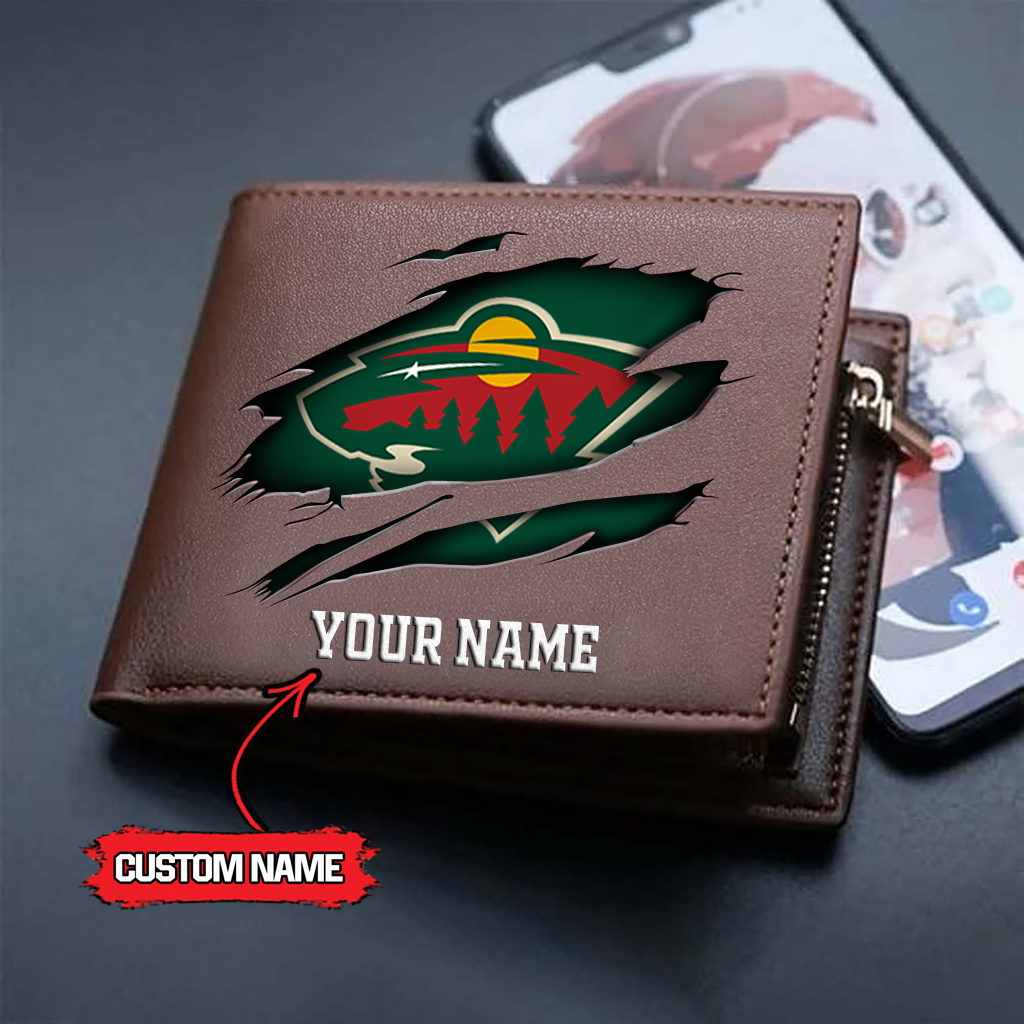 NHL x MW Custom Name Leather Wallet HLP HLPHUONG