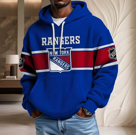 NHL x NYR Waffle Hoodie HLP HLPHUONG
