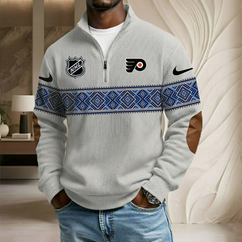 NHL x PF Stand Collar Half-zip Sweatshirt HLP HLPHUONG