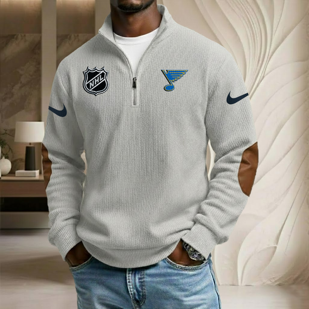 NHL x SL Sport Team Stand Collar Half-zip Sweatshirt HLP HLPHUONG