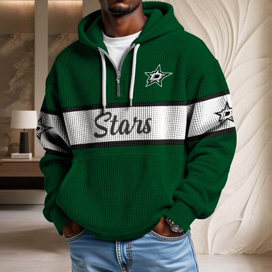 NHL x STA Waffle Half Zip Hoodie HLP HLPHUONG
