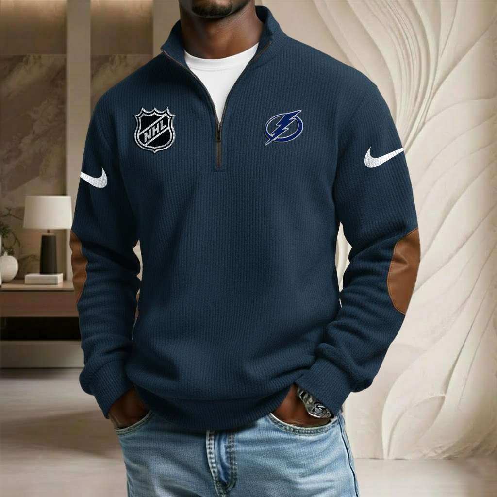 NHL x TB Sport Team Stand Collar Half-zip Sweatshirt HLP HLPHUONG