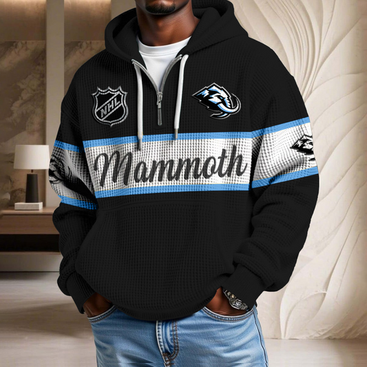 NHL x UM Hockey Team Waffle Half Zip Hoodie HLP HLPHUONG