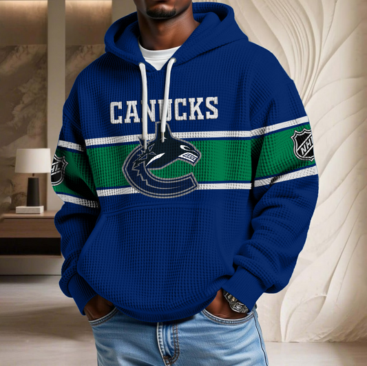 NHL x VAN Waffle Hoodie HLP HLPHUONG