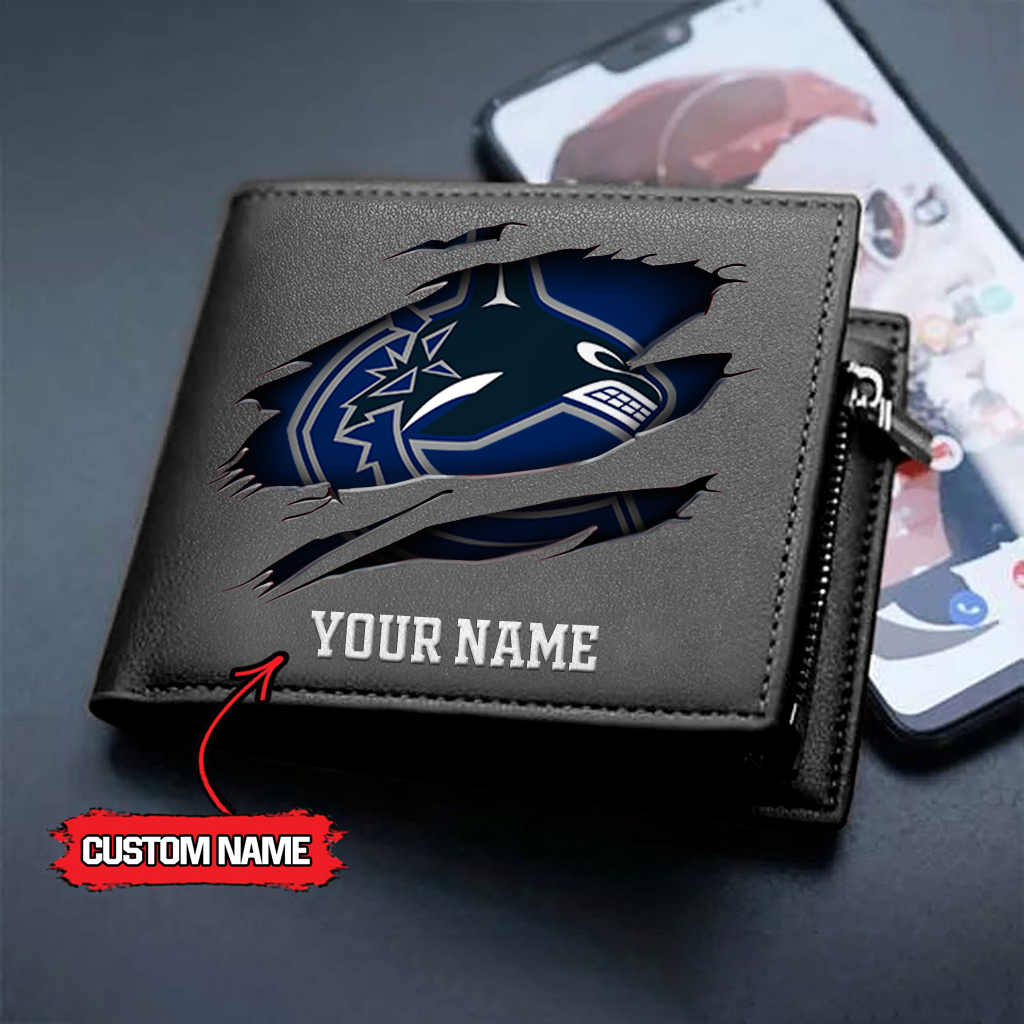NHL x VC Custom Name Leather Wallet HLP HLPHUONG