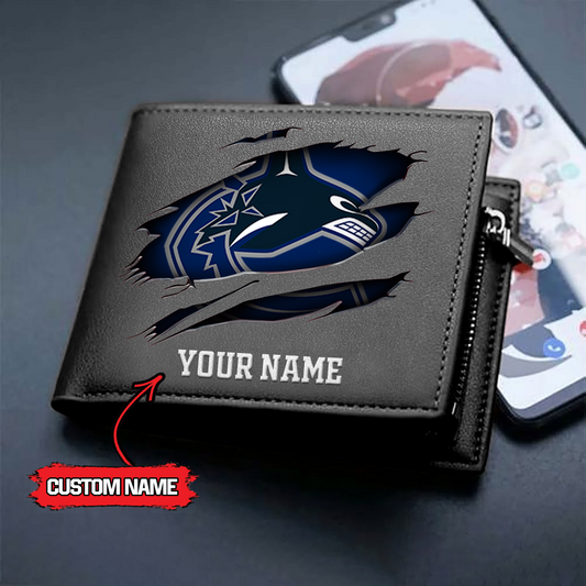 NHL x VC Custom Name Leather Wallet HLP HLPHUONG