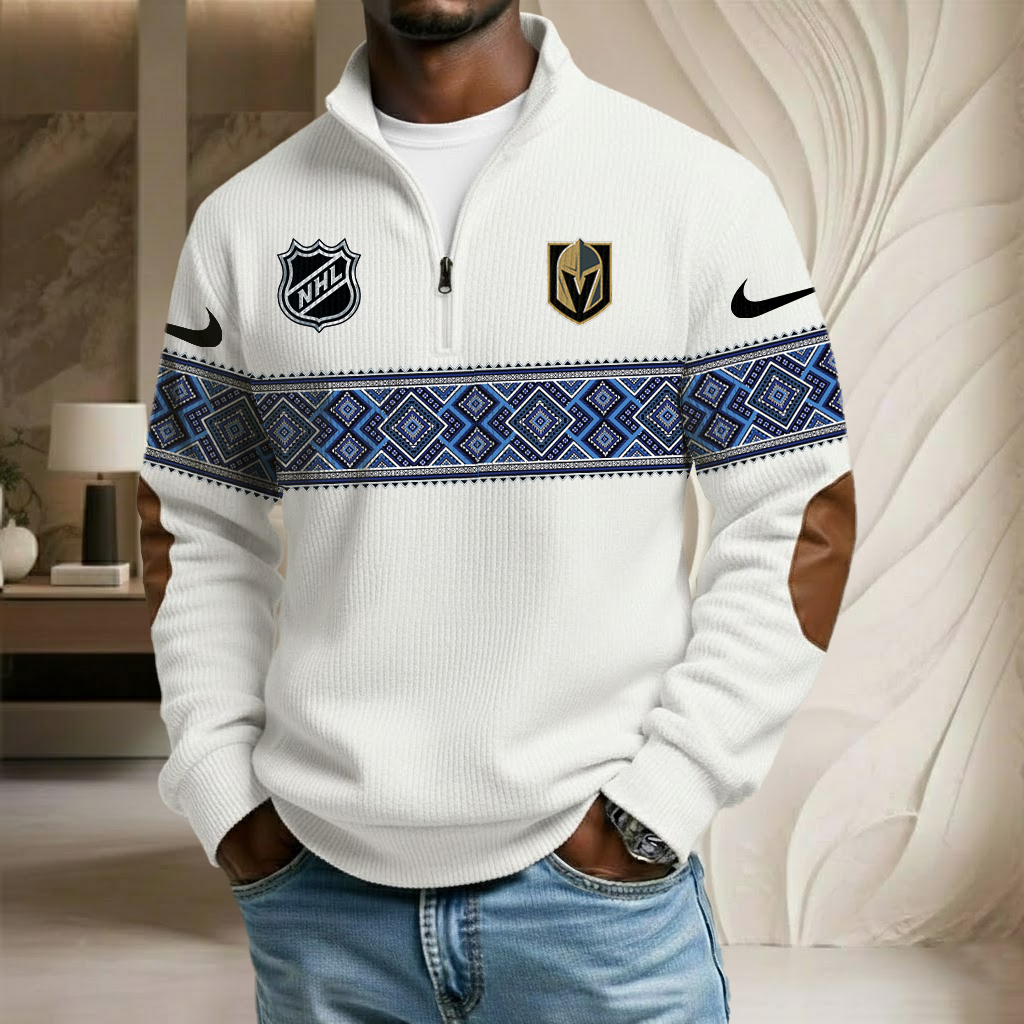 NHL x VGK Stand Collar Half-zip Sweatshirt HLP HLPHUONG