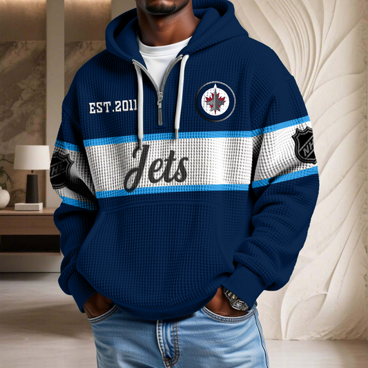 NHL x WJ EST Waffle Half Zip Hoodie HLP HLPHUONG