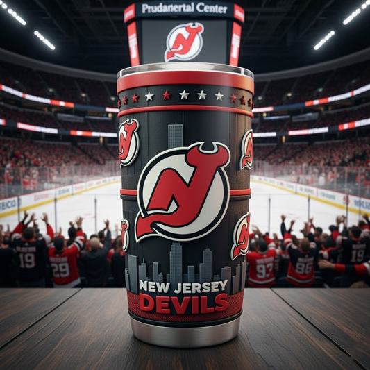 NJD X NHL mascot-shaped thermal mug NAK NHT