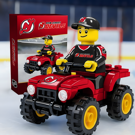 NJD X NHL Team Off-Road Vehicle Building Block Set NAK NHT