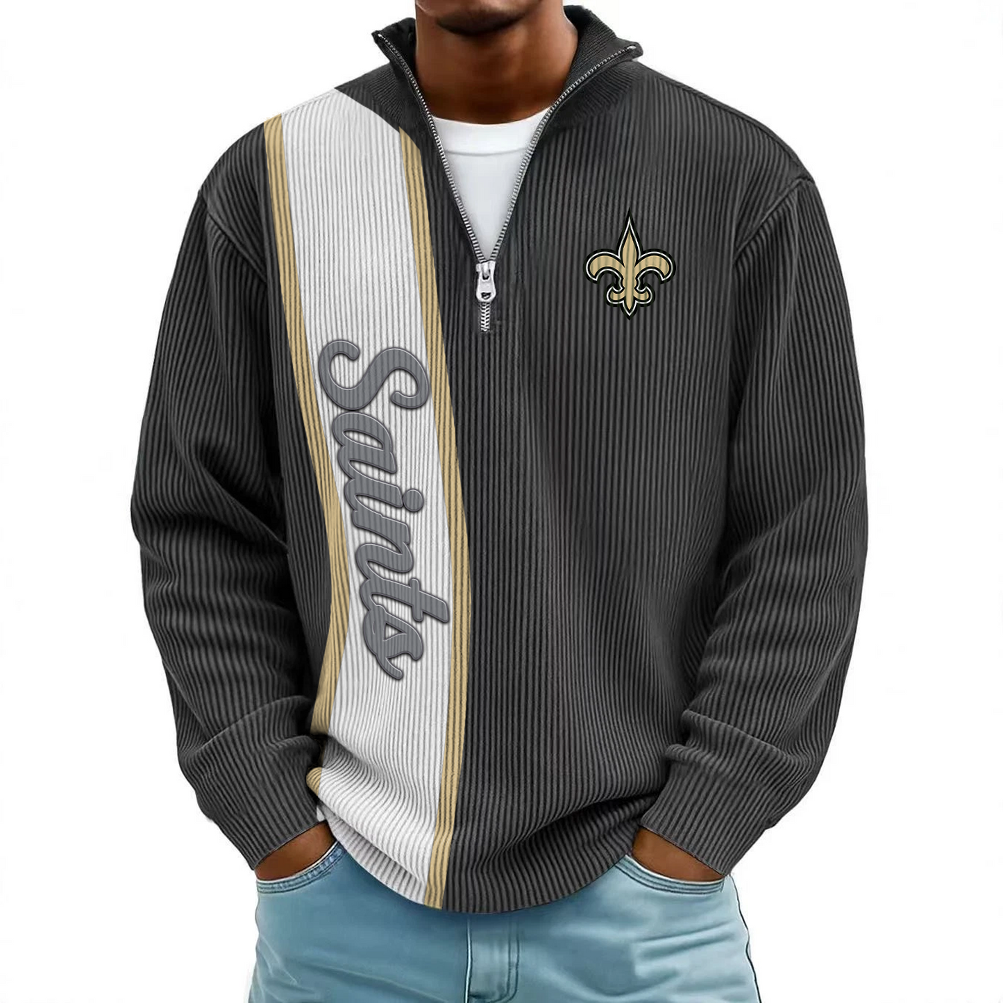 NO x NFL Mokaloha Men's Waffle Henley Shirts DATND TANTD