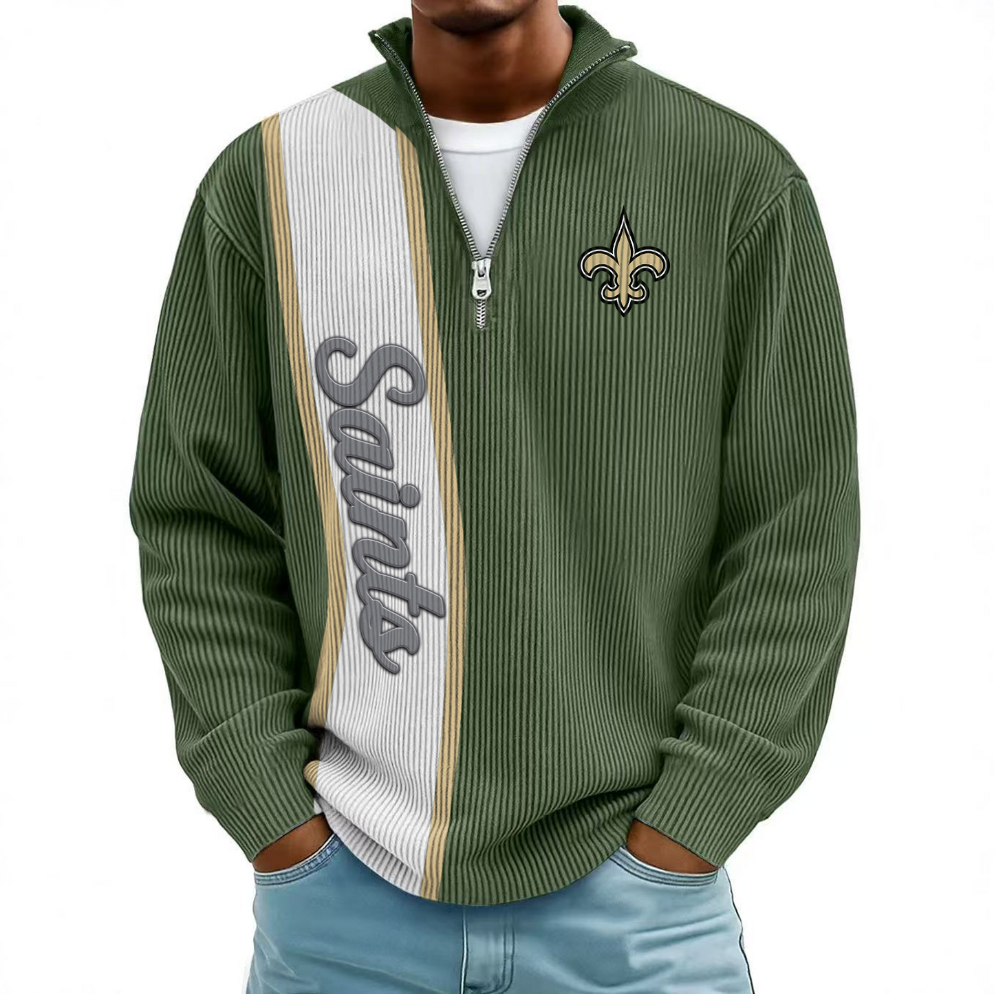 NO x NFL Mokaloha Men's Waffle Henley Shirts DATND TANTD