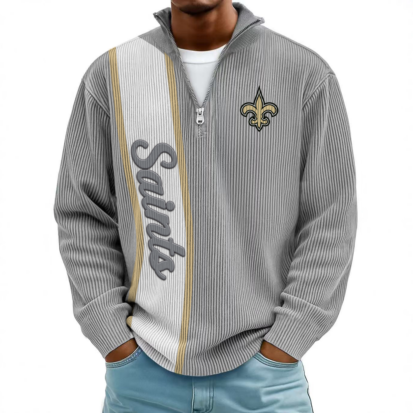 NO x NFL Mokaloha Men's Waffle Henley Shirts DATND TANTD
