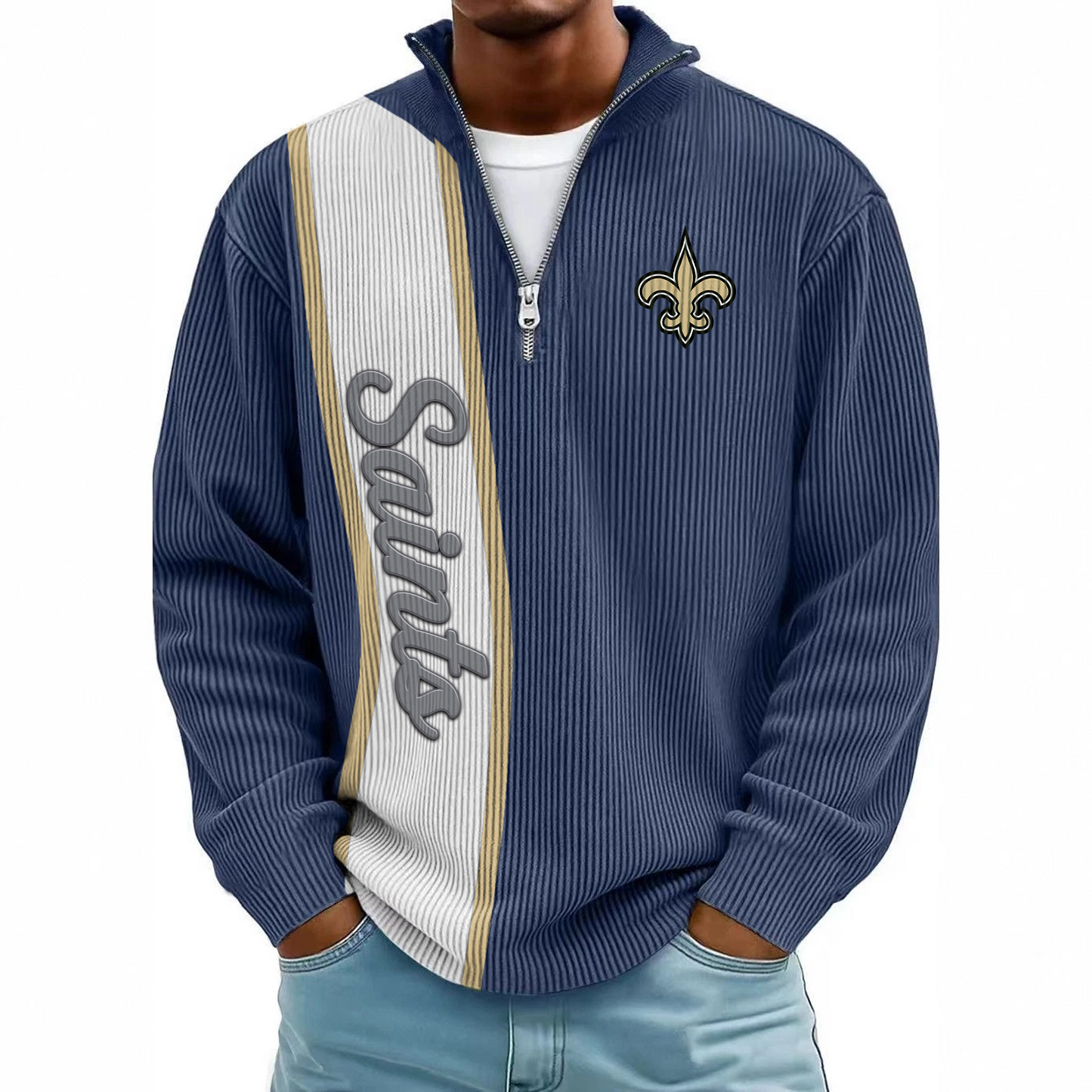 NO x NFL Mokaloha Men's Waffle Henley Shirts DATND TANTD