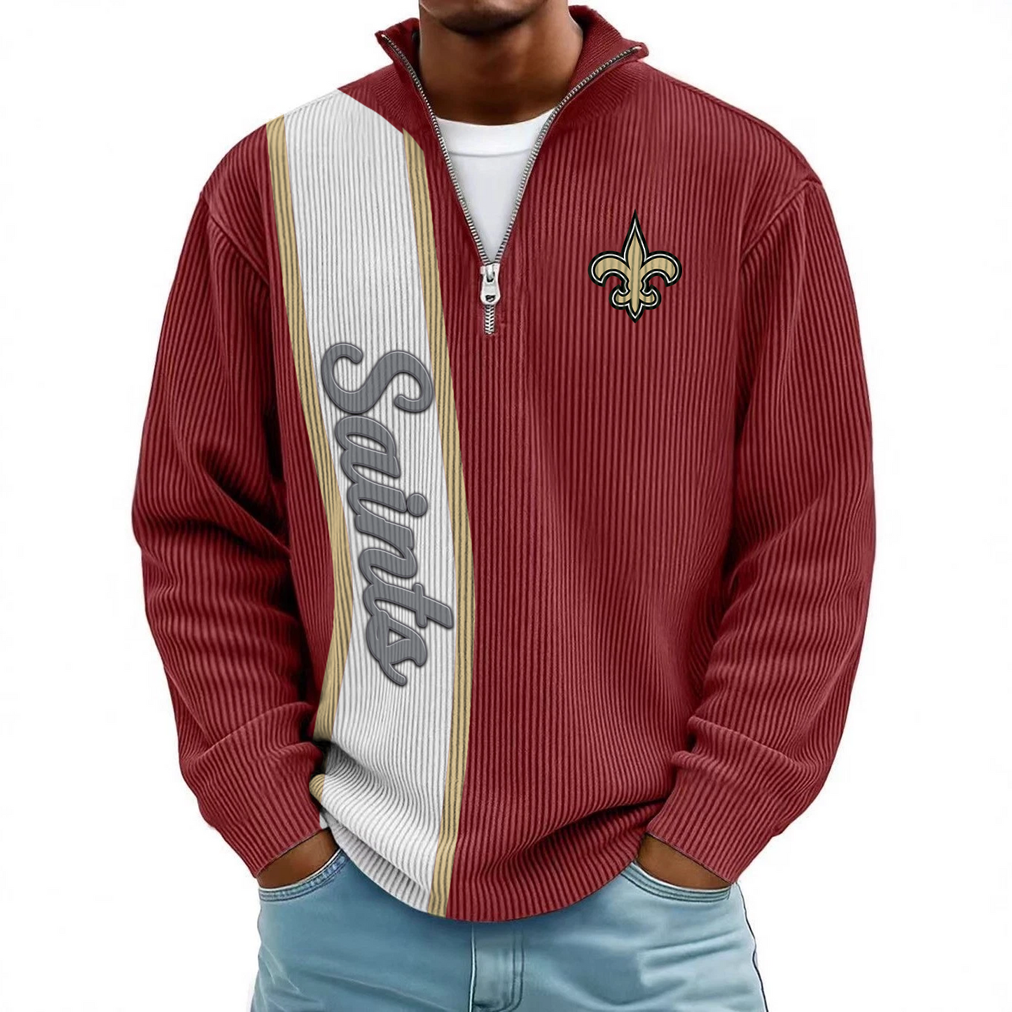 NO x NFL Mokaloha Men's Waffle Henley Shirts DATND TANTD