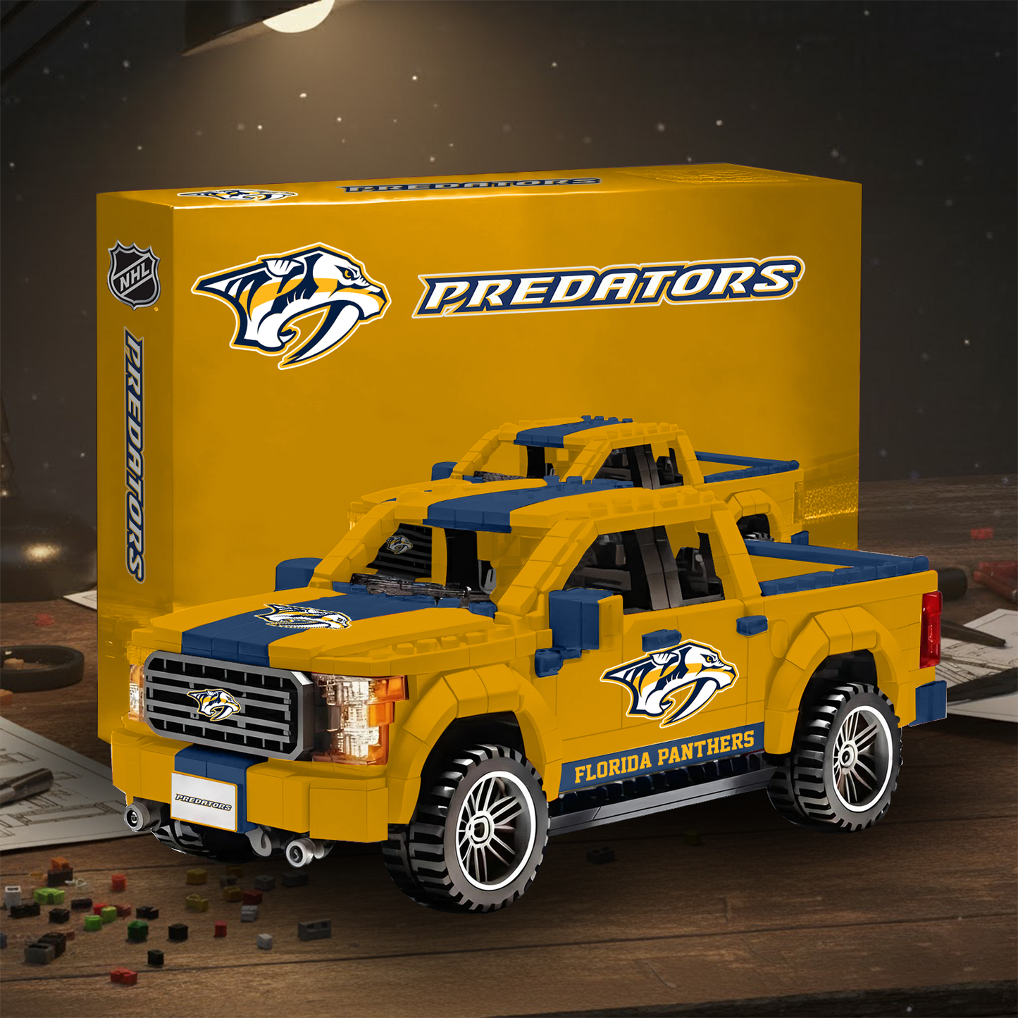 NP NHL 3D Racing Truck Model Building Block Set V2 NAK NHT