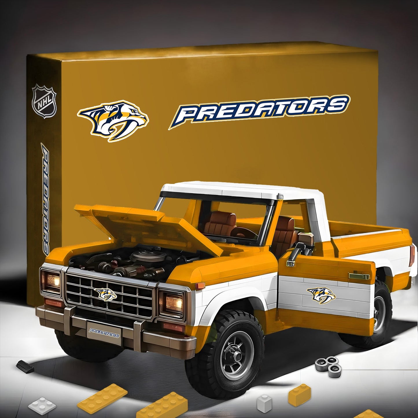 NP x NHL 3D ford F150 buiding block Toy Set NDT LVH