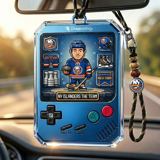NYI x Classic NHL Hockey Car Ornaments NAK TTT