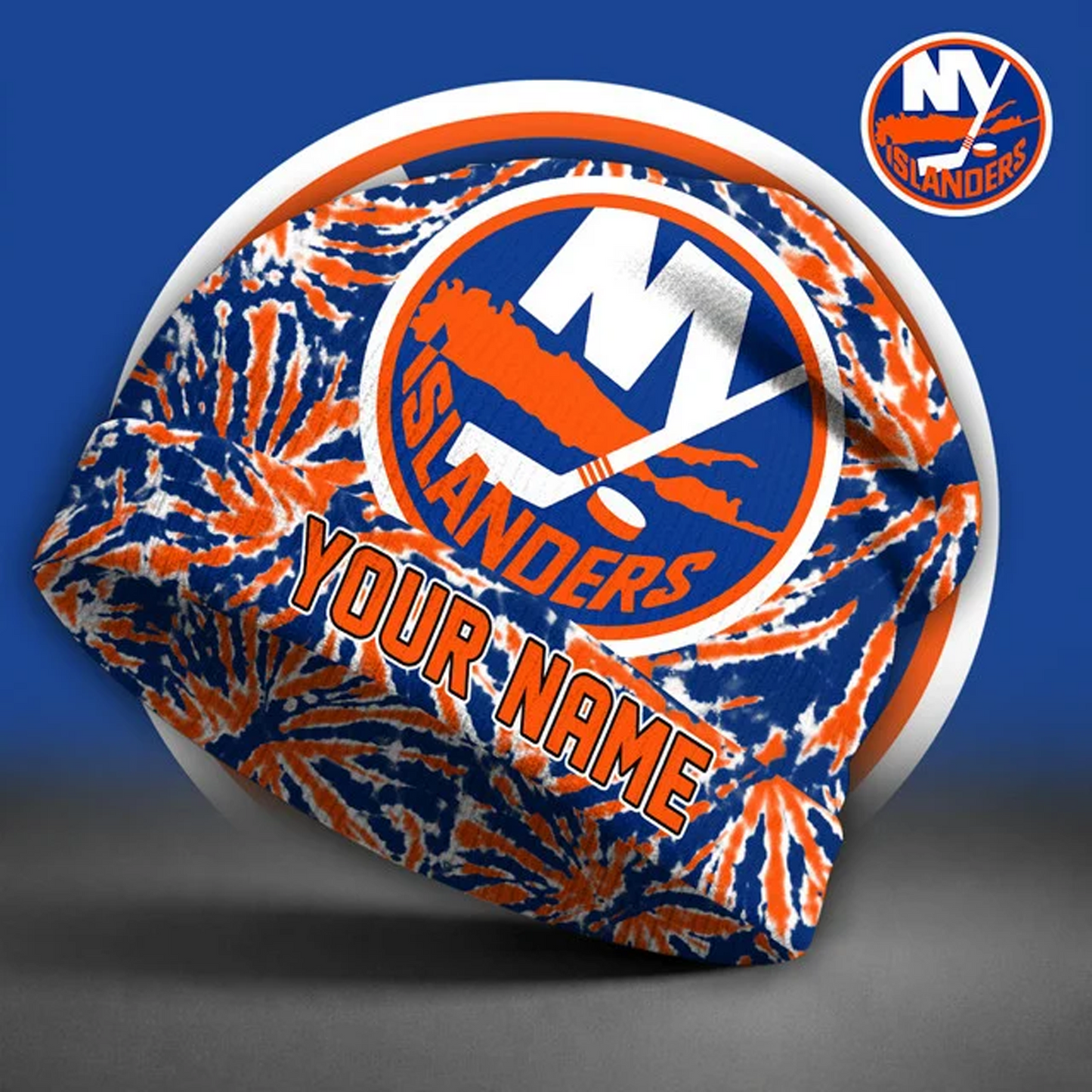NYI X NHL Beanie Hat Custom Name Gifts For Fans - Limited Edition NAK NHT