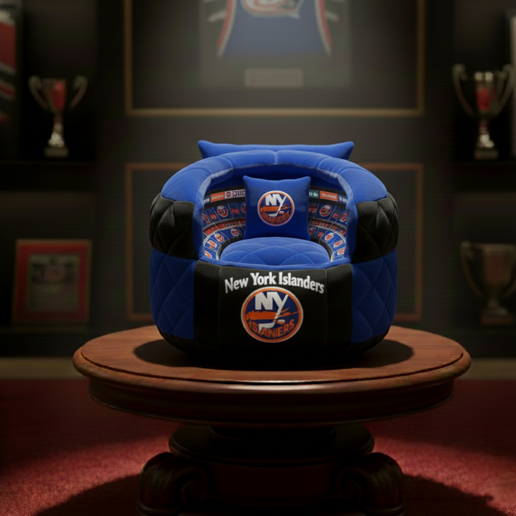 NYI x NHL Sport Stadium Custom Shaped Pillow - Personalized Gifts For Sport Lovers NAK CTKT
