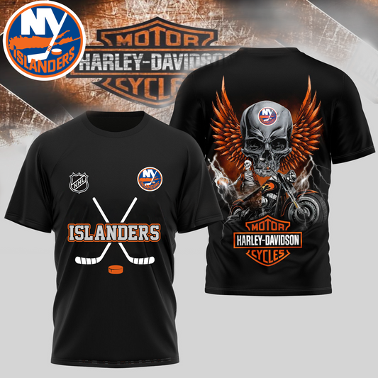 NYJ Premium NHL Motorcycle 3D Shirt DDT CTND