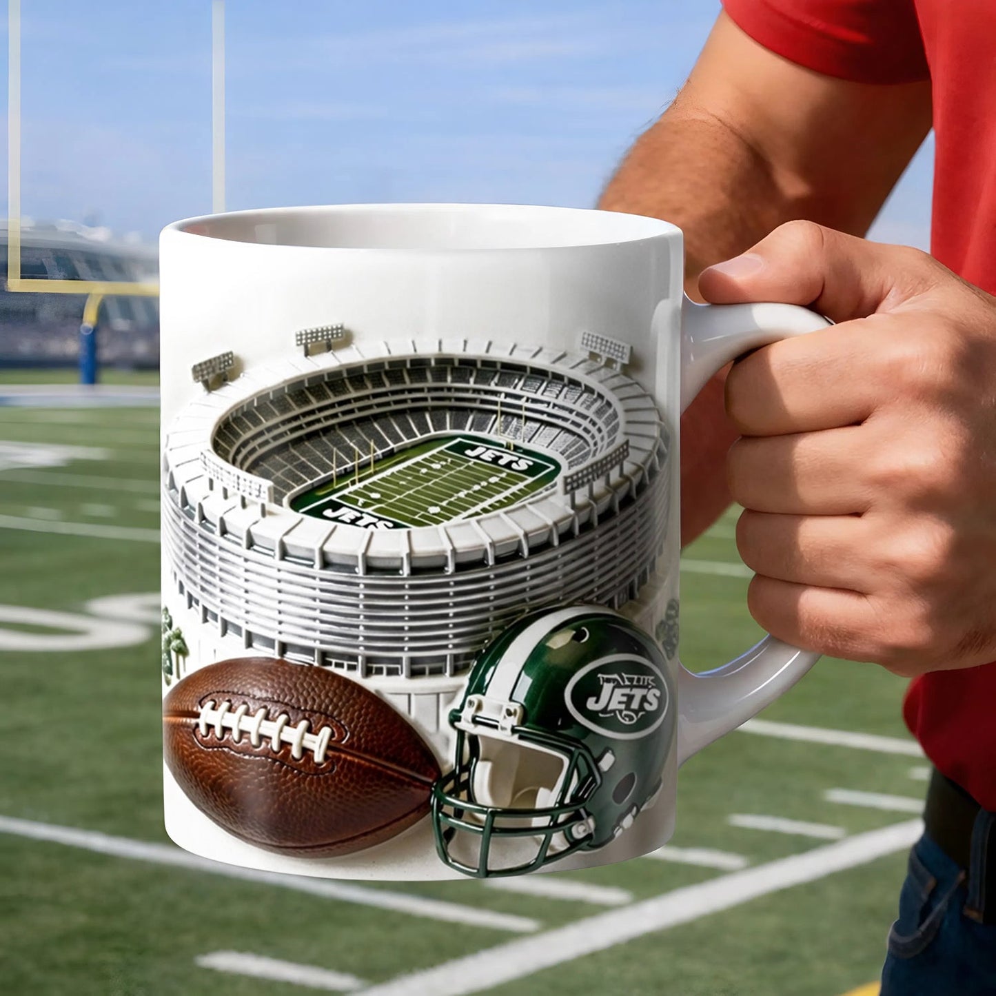 NYJ x NFL Legend Stadium Game Day Mug NAK NHM