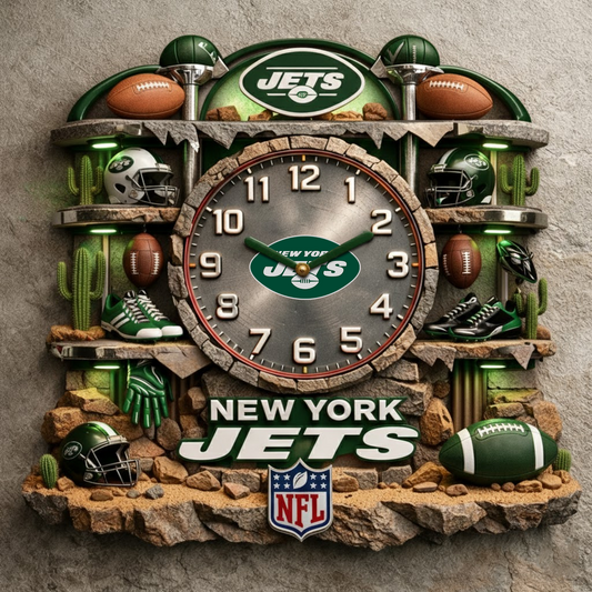 NYJ X NFL Master Arena Clock NAK NHT