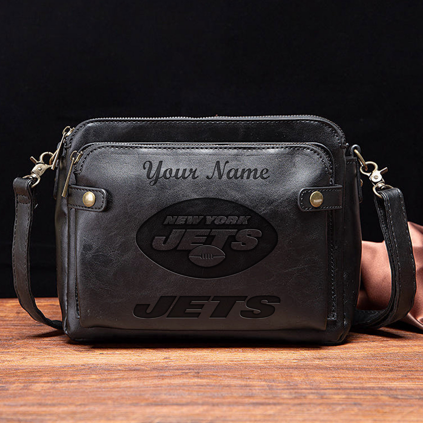 NYJ x NFL Shoulder Crossbody Handbag DATND TANTD