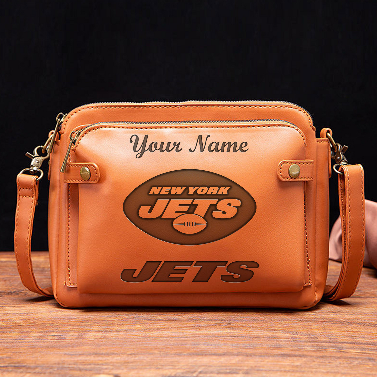 NYJ x NFL Shoulder Crossbody Handbag DATND TANTD