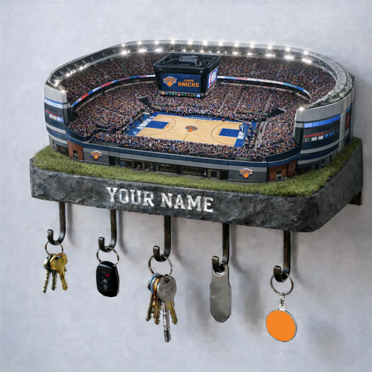 NYK Stadium Premium NBA Wood Key Hanger DATND TANTD
