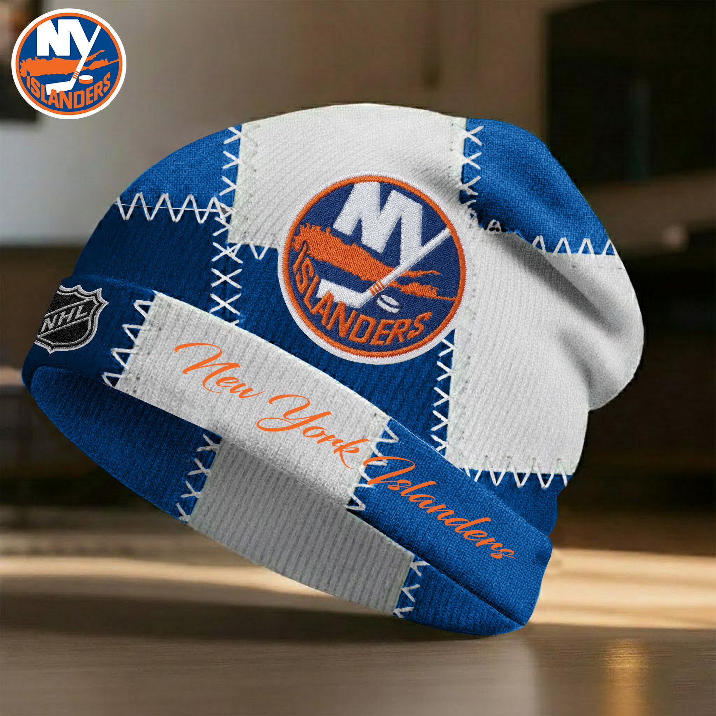 NYL X Premium NHL Vintage Patchwork Beanie Hat V1 NAK NHT