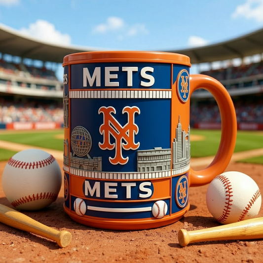 NYM X MLB Iconic City Baseball Mug V1 NAK NHT