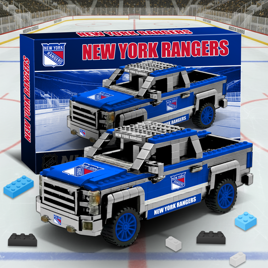 NYR NHL 3D Racing Truck Model Building Block Set V2 NAK PTTD