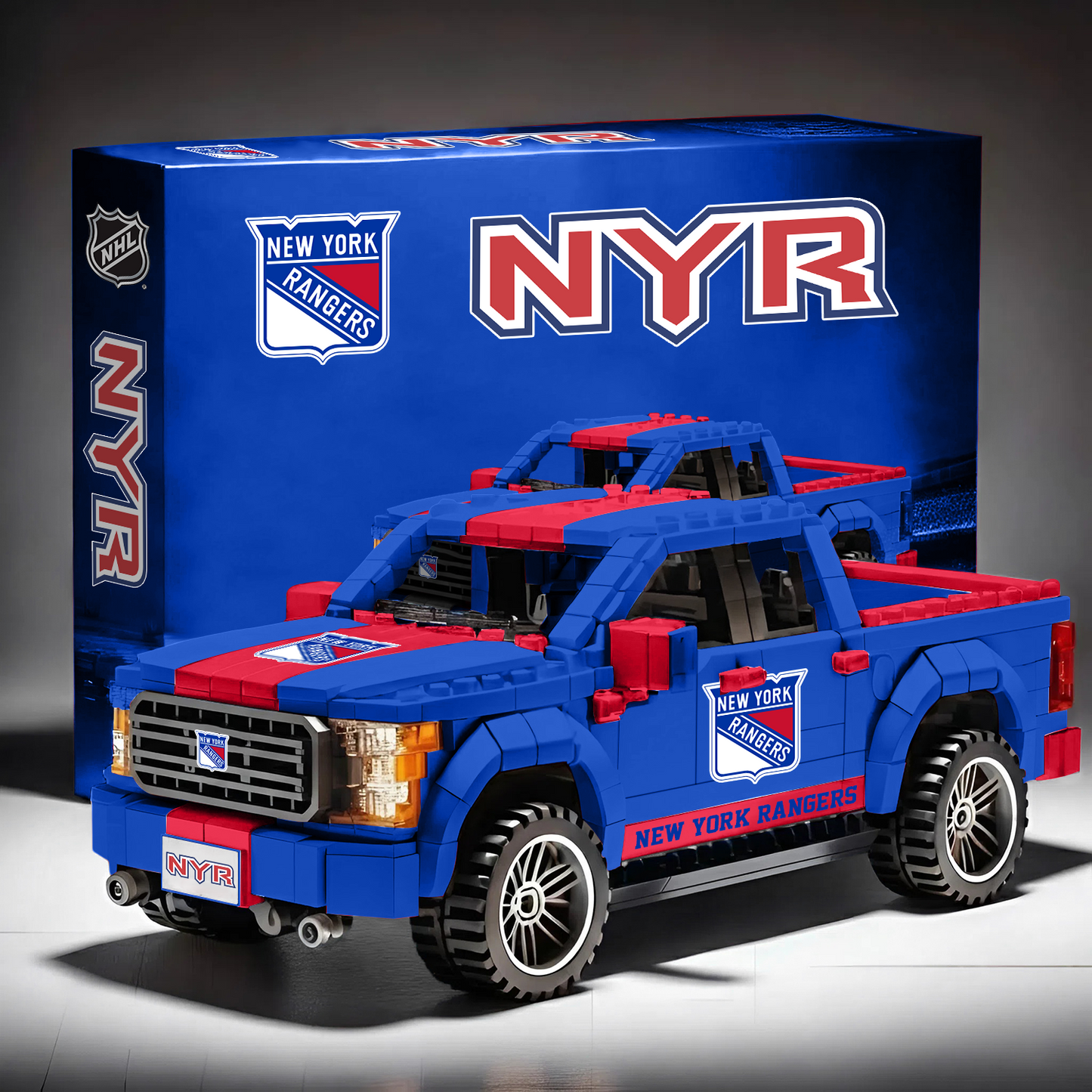 NHL 3D Racing Truck Model Building Block Set V1 NAK NHT