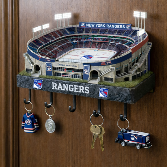 NYR x NHL Decorative Wall Key Organizer NAK CTKT