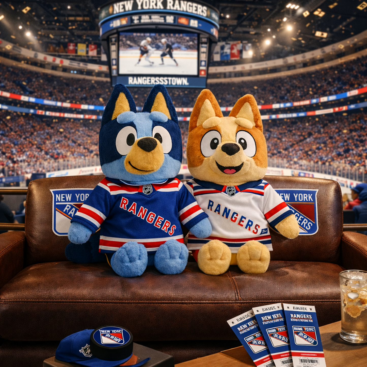 NYR x NHL Hockey Fan Plush Toy NAK NHT