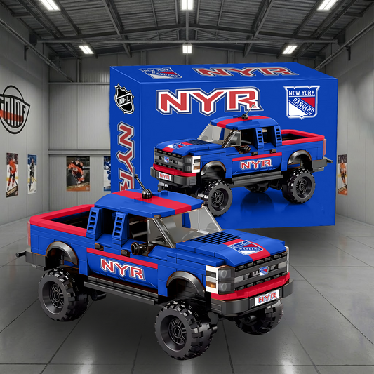 NYR X NHL Raptor pickup truck building block set NAK NHT