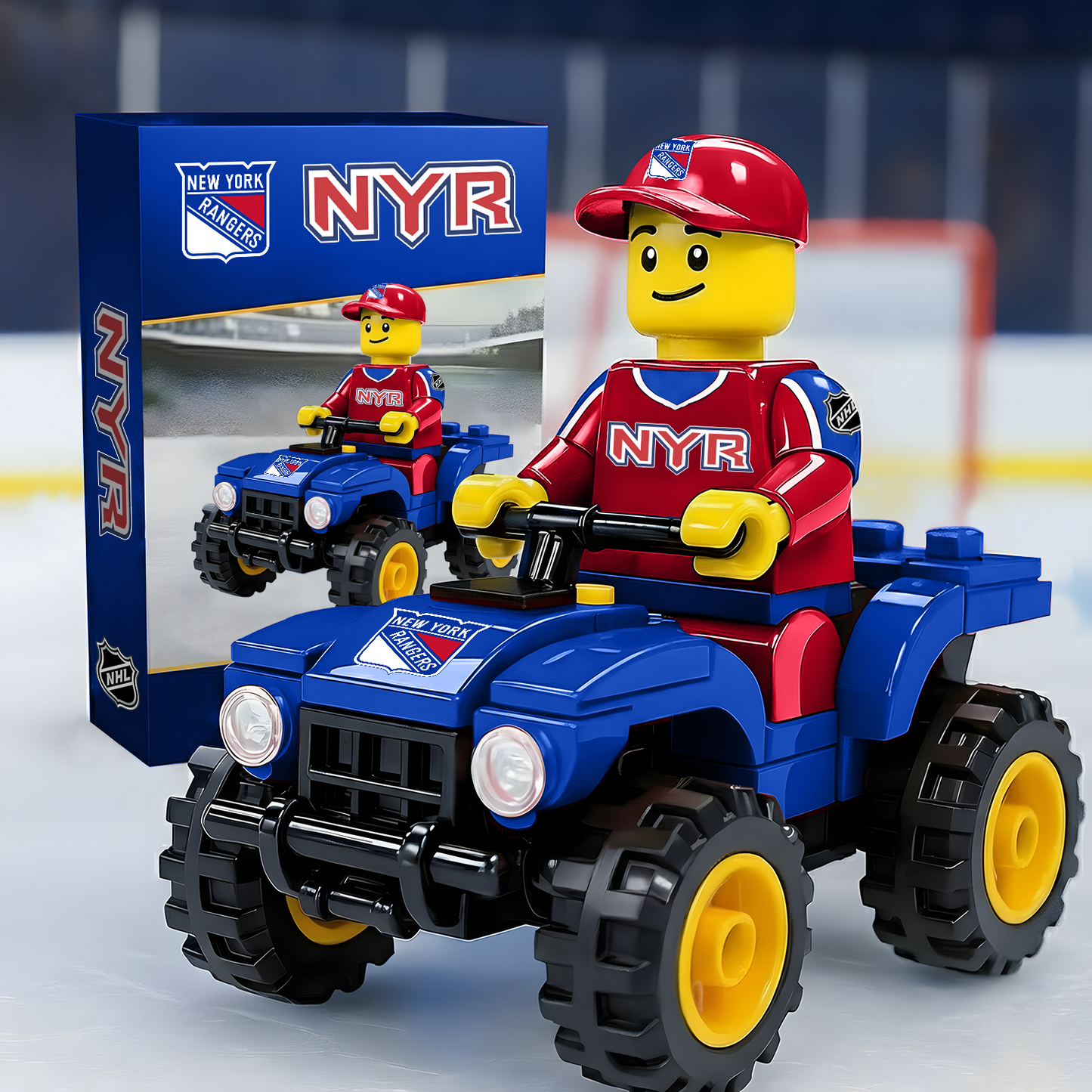 NYR X NHL Team Off-Road Vehicle Building Block Set NAK NHT