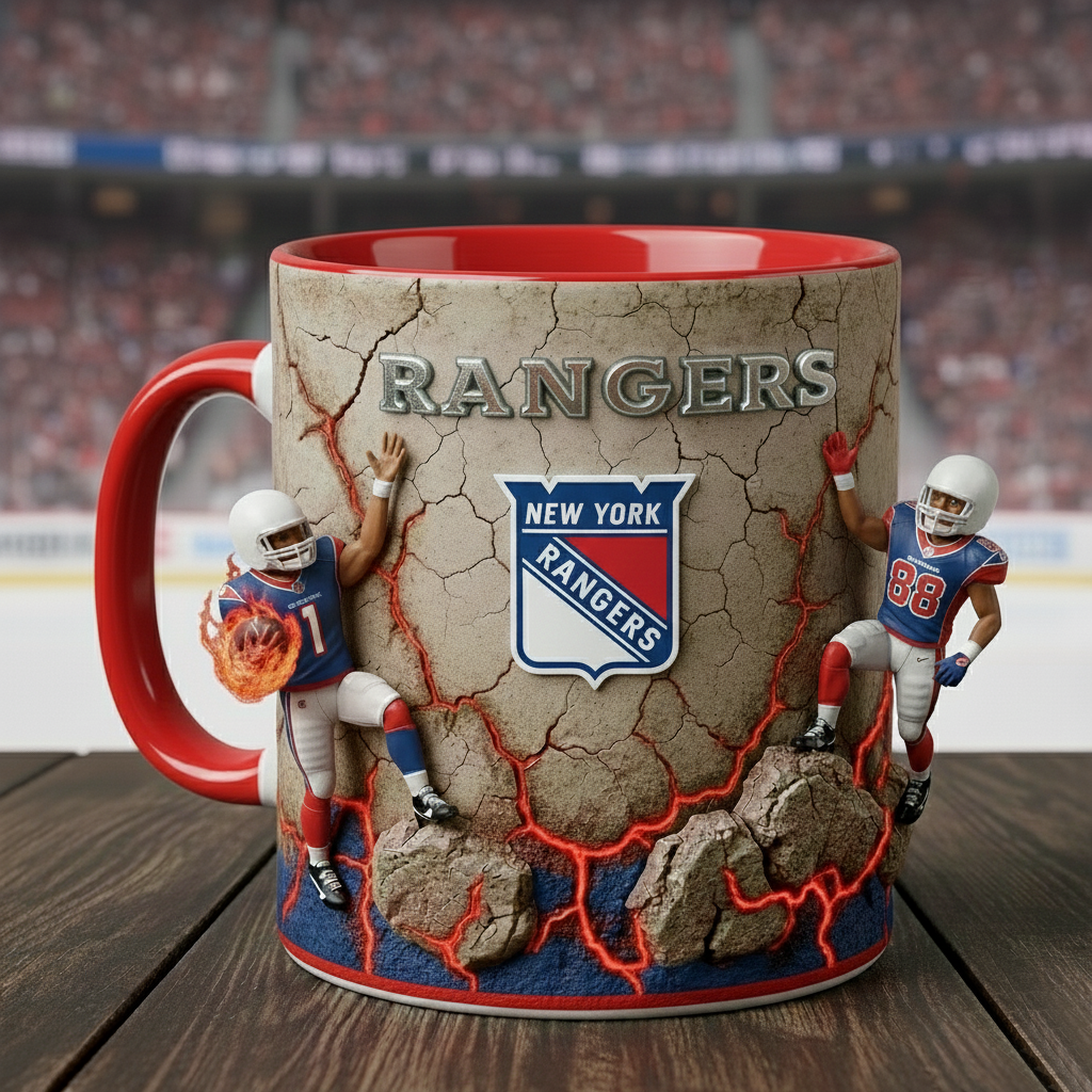 NYRx NHL Coffee Accent Mug - Personalized Gifts  NAK CTKT