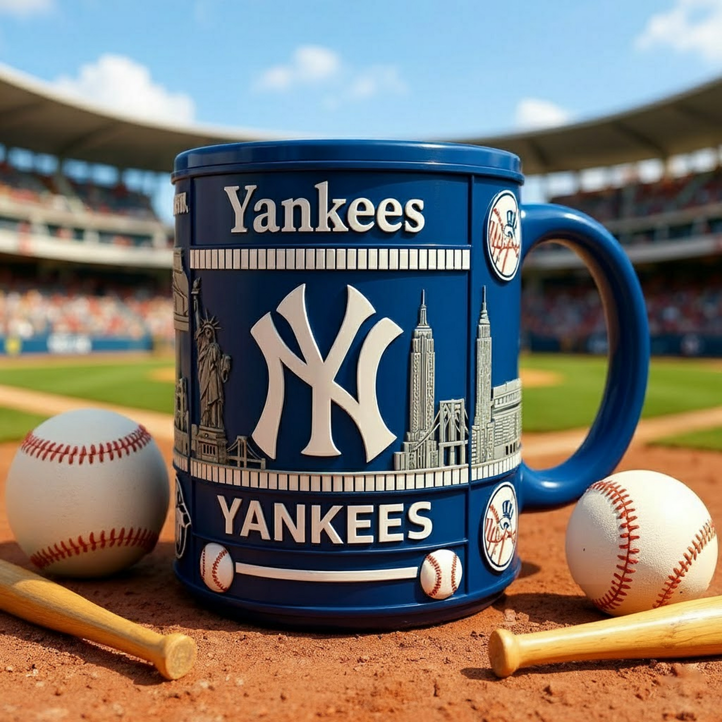 NYY X MLB Iconic City Baseball Mug V1 NAK NHT