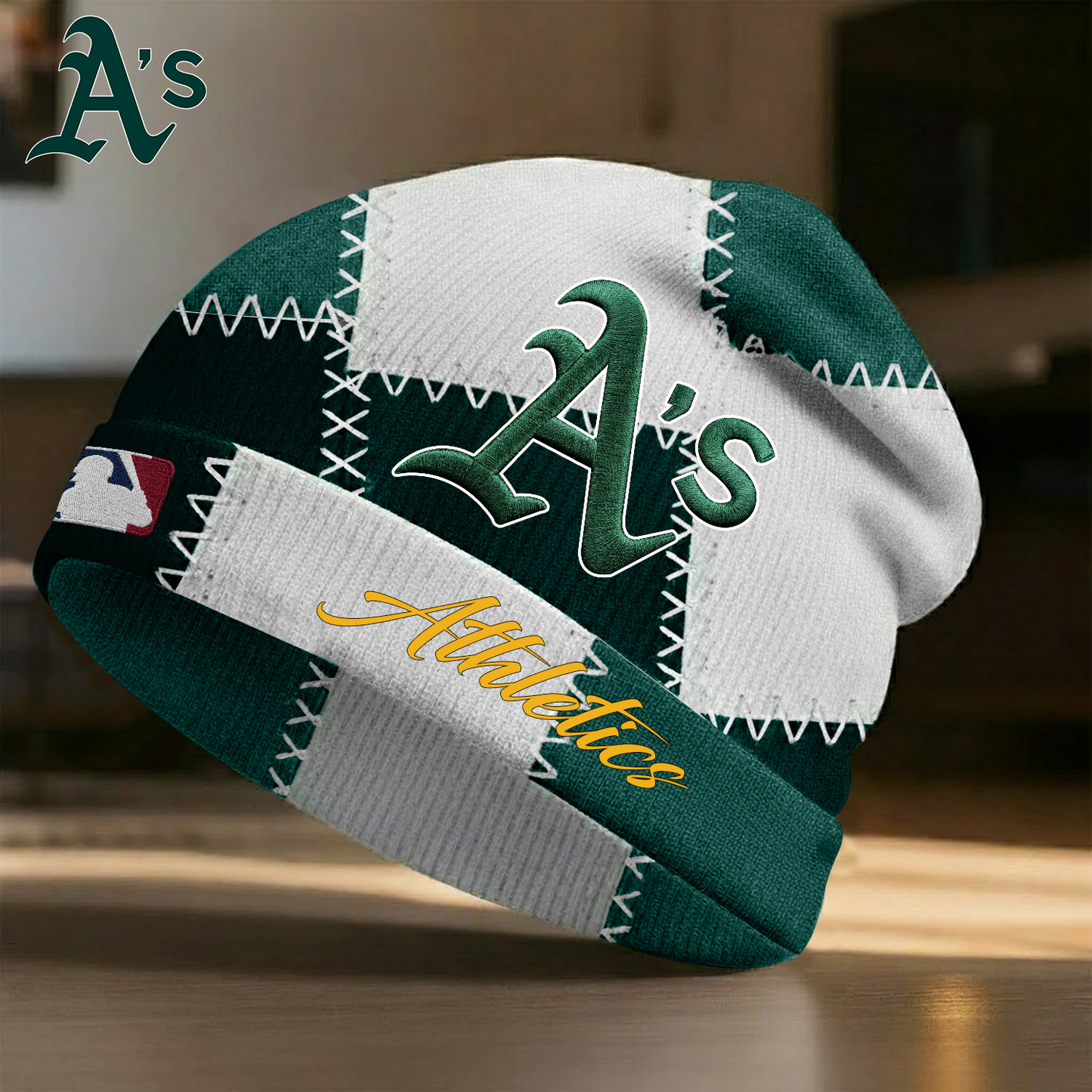 OAK X MLB Custom Name Beanie Hat Gifts For Fans - Limited Edition NAK NHT