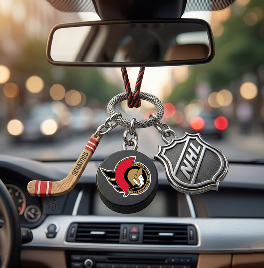 OS x NHL Custom Hockey Puck Car Charm NAK TTT