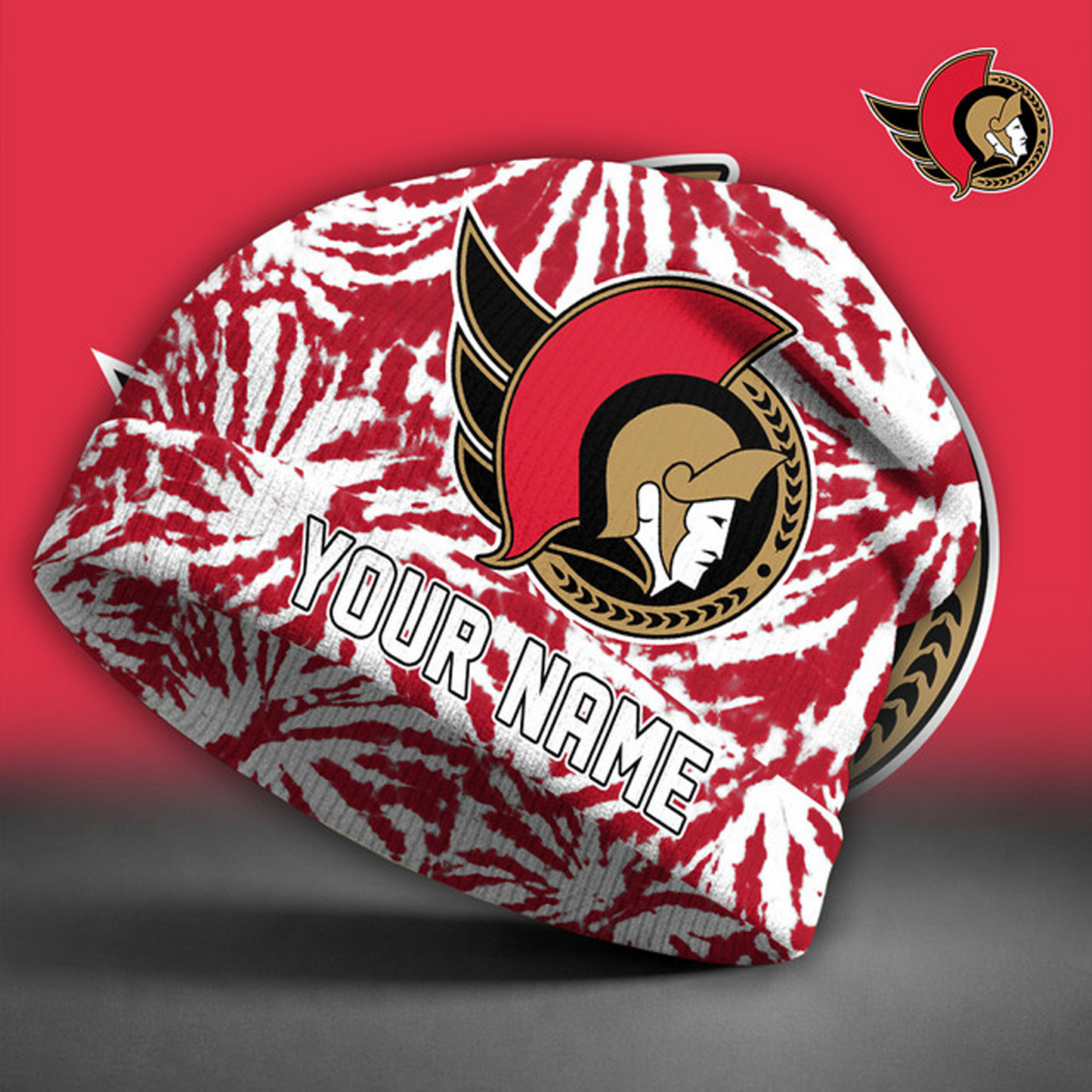 OTT X NHL Beanie Hat Custom Name Gifts For Fans - Limited Edition NAK NHT